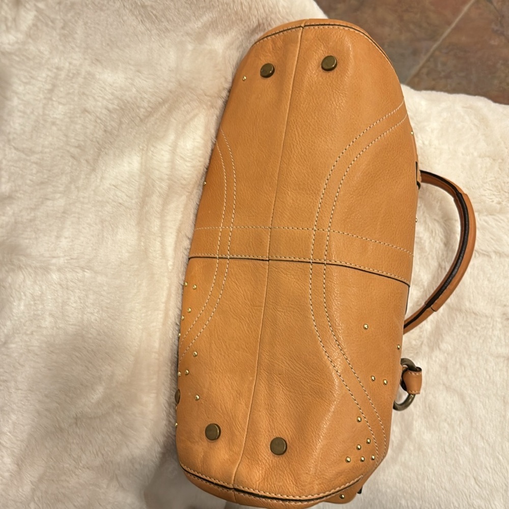 Rare Vintage COACH soho with Swarovski crystals and studs satchel style handbag - Picture 7 of 14